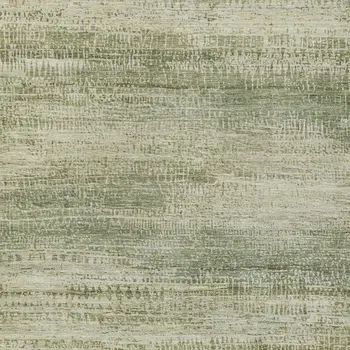 3' X 5' Artichoke Green And Beige Abstract Washable Indoor Outdoor Area Rug