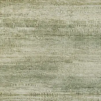 5' X 8' Artichoke Green And Beige Abstract Washable Indoor Outdoor Area Rug