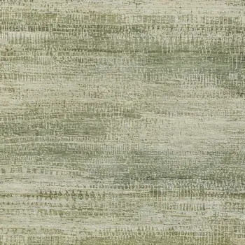 9' X 12' Artichoke Green And Beige Abstract Washable Indoor Outdoor Area Rug