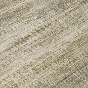 8' Taupe And Beige Round Abstract Washable Indoor Outdoor Area Rug