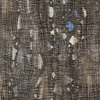 10' X 14' Chocolate And Beige Abstract Washable Indoor Outdoor Area Rug