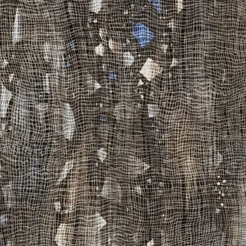 10' X 14' Chocolate And Beige Abstract Washable Indoor Outdoor Area Rug