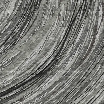 10' X 14' Taupe Charcoal And Ivory Abstract Washable Indoor Outdoor Area Rug