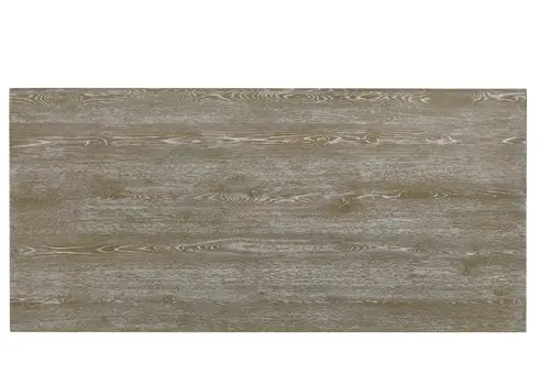 84" Gray Wood Double Pedestal Base Dining Table