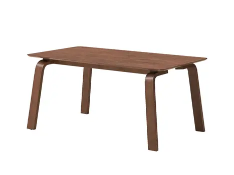63" Walnut Wood Dining Table
