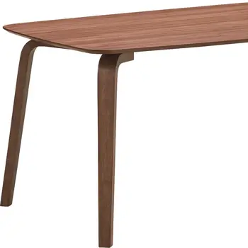 59" Walnut Wood Dining Table