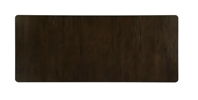 78" Walnut and White Wood Removable Leaf Double Pedestal Base Extendable Dining Table