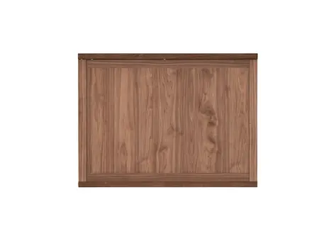 47" Walnut Wood Self-Storing Leaf Extendable Dining Table