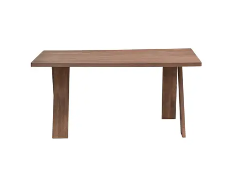 63" Walnut Wood Dining Table