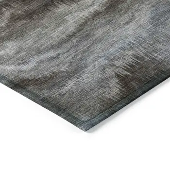 3' X 5' Taupe And Ivory Abstract Washable Indoor Outdoor Area Rug
