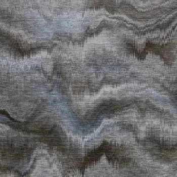 9' X 12' Taupe And Ivory Abstract Washable Indoor Outdoor Area Rug