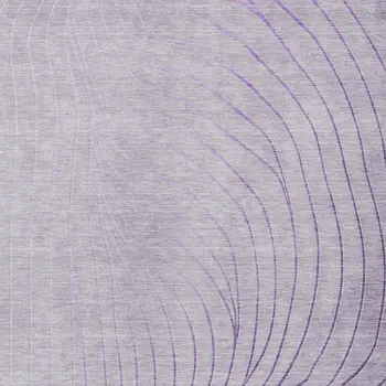 5' X 8' Lavender And Silver Abstract Washable Indoor Outdoor Area Rug