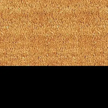 24" X 36" Natural And Black Color Block Hello Outdoor Coir Door Mat
