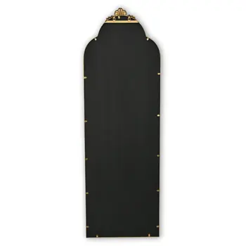 65" Gold Metal Arch Full Length Hanging Mirror
