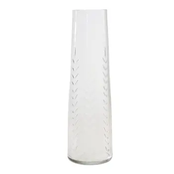 9" Clear Round Glass Table Vase