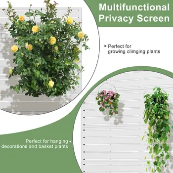 47" White Metal Indoor Outdoor Rectangular Planter Box