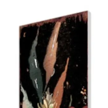 42" Black Tan And Orange Solid Wood Squirrels Garden Stake