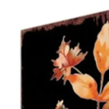 42" Black And Gray Solid Wood Floral Bouquet Owl Garden Stake