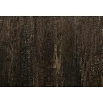 58" Oak Wood Six Drawer Dresser