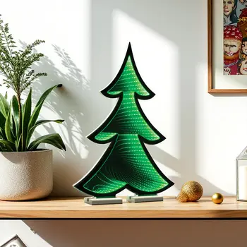 24" Green Acrylic Figurine with LED