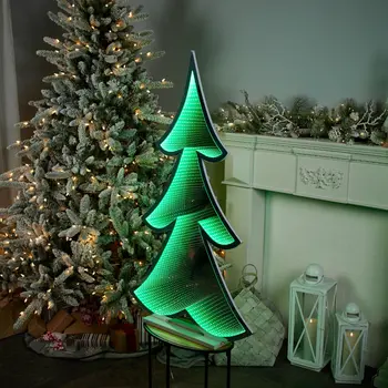 46" Green Acrylic Figurine with LED