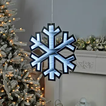 16" White Acrylic Figurine with LED