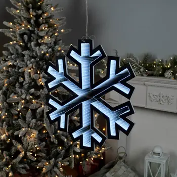 24" White Acrylic Figurine with LED