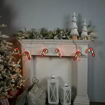 7" Red And White Acrylic Figurine with LED