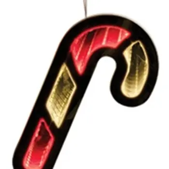 7" Red And White Acrylic Figurine with LED