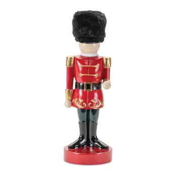 12" Red And Black Polyresin Figurine
