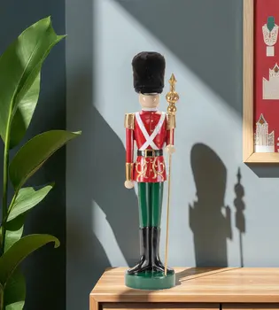 19" Red Green And Black Resin Tabletop Sculpture