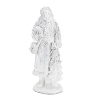 Set of Two White Polyresin Figurine