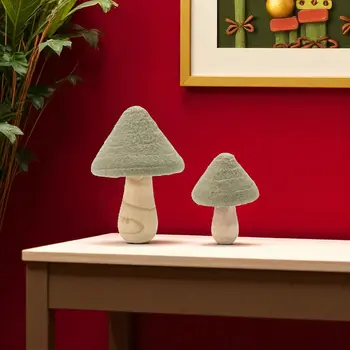 Set of Two Green And Gold Tabletop Sculpture