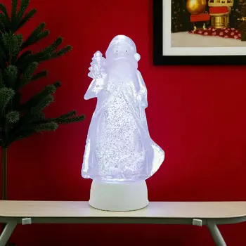 10" Clear Plastic Tabletop Sculpture with LED