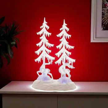 15" Clear Plastic Tabletop Sculpture