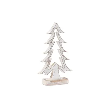 Set of Two White And Beige Tabletop Sculpture
