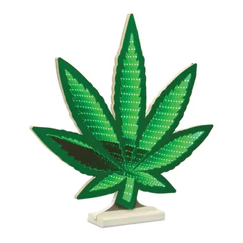 18" Green Acrylic Figurine with LED