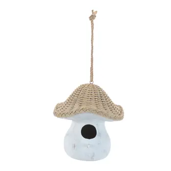 8" White And Beige Polyresin Tabletop Sculpture