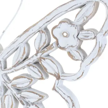 Set of Two White And Beige Polyresin Tabletop Sculpture