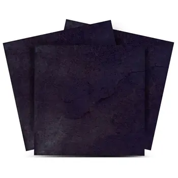 7" x 7" Gray Vinyl Arabesque Peel And Stick Removable Tiles