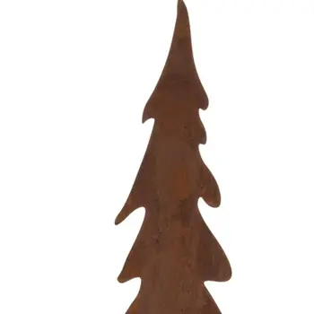 Set of Three Brown Iron Tabletop Sculpture