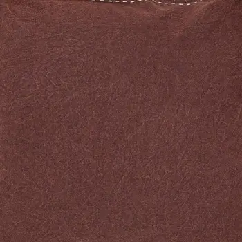 22" Russet Linen And Cotton Throw Pillow with Fringe