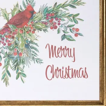 None Red White And Green Framed Wall Art