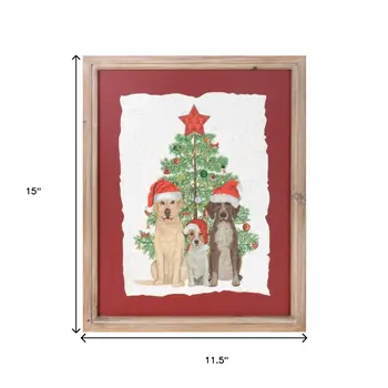 None Red White And Green Framed Wall Art