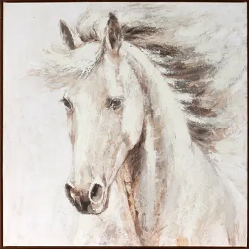 None Beige And Gray Framed Wall Art
