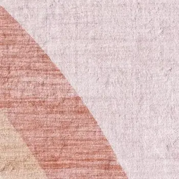 4' X 6' Pink Blue And Green Juvenile Rainbows Youthful Area Rug