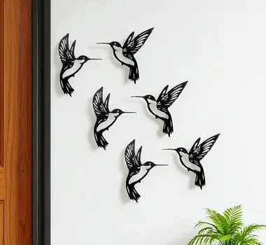 Set of Six None Unframed Wall Art
