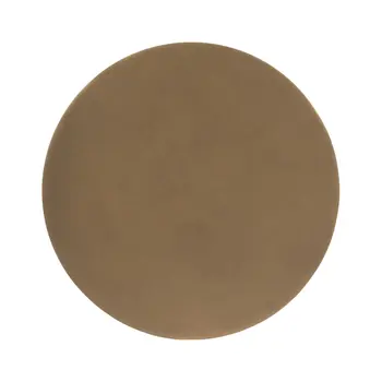 19" Bronze Aluminum Round Pedestal End Table