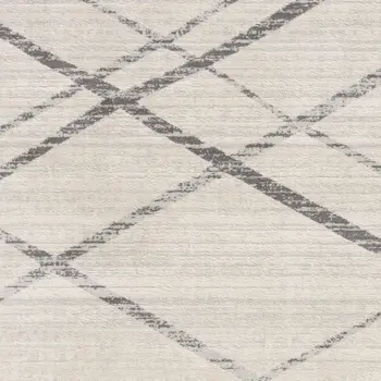 2' X 5' Beige And Gray Abstract Area Rug