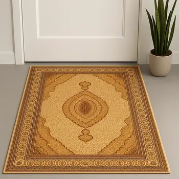 2' X 4' Red And Beige Moroccan Area Rug